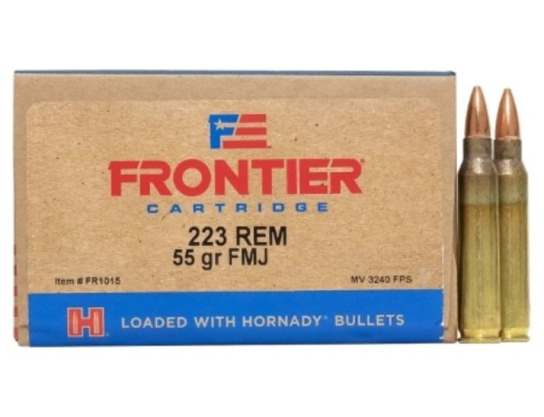 NEW HORNADY :223 55 GRAIN FMJ FRONTIER  (150)