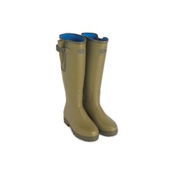 NEW LE CHAMEAU WOMEN'S VIERZONORD NEOPRENE LINED WELLINGTON BOOT