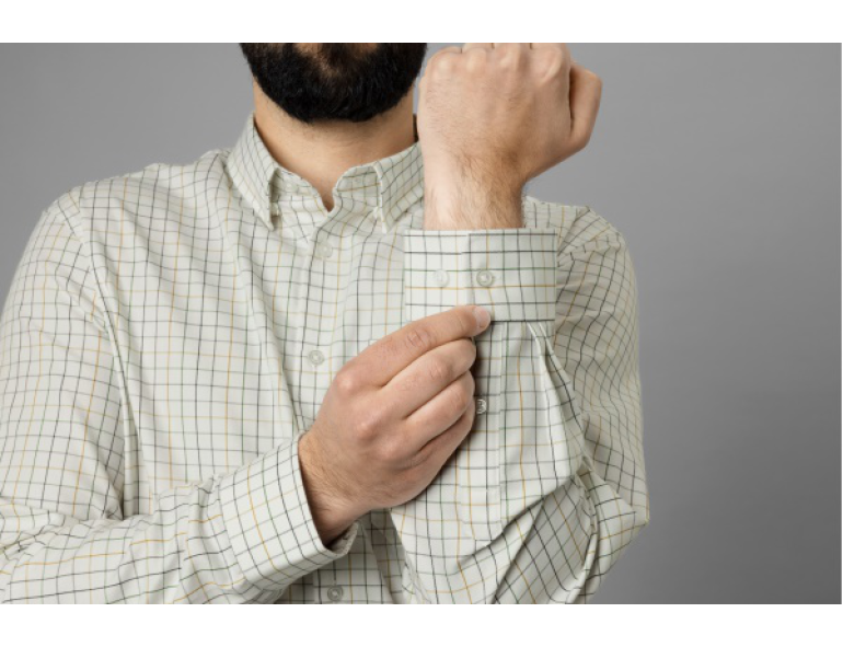 NEW HARKILA ALLERSTON LONG SLEEVED SHIRT EMERALD GREEN
