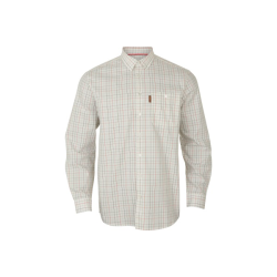 NEW HARKILA ALLERSTON LONG SLEEVED SHIRT BLOODSTONE RED/WHITE