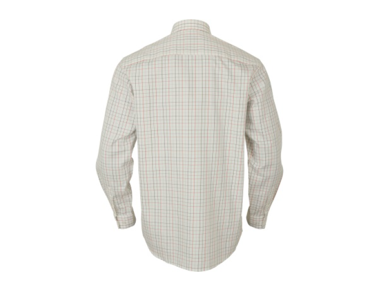 NEW HARKILA ALLERSTON LONG SLEEVED SHIRT BLOODSTONE RED/WHITE