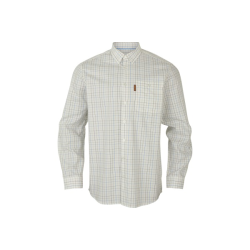 NEW HARKILA ALLERSTON LONG SLEEVED SHIRT STRONG BLUE/WHITE