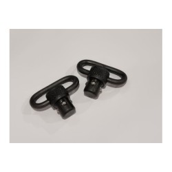 NEW GRS QR SWIVEL PUSH BUTTON 1 INCH PAIR