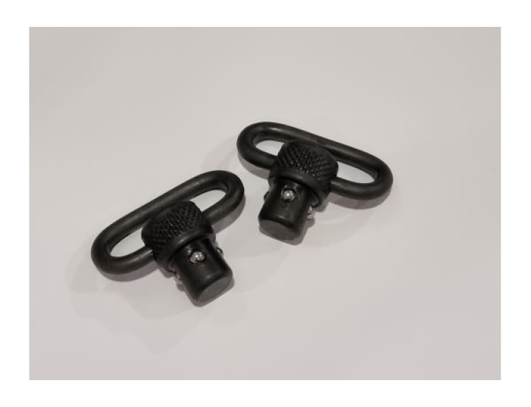 NEW GRS QR SWIVEL PUSH BUTTON 1 INCH PAIR