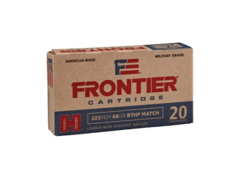 NEW HORNADY 223 68 GRAIN MATCH FRONTIER