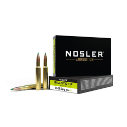 NEW NOSLER 30-06 SPRING 165 GRAIN BALLISTIC TIP