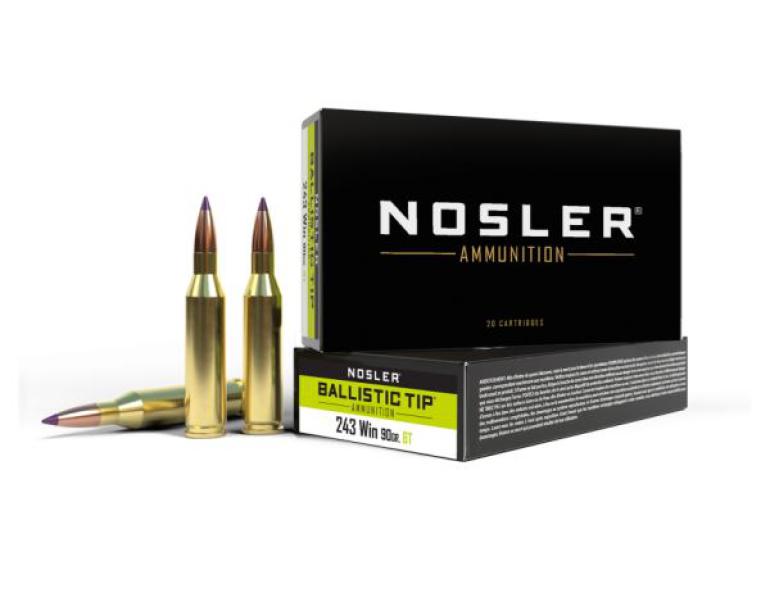 NEW NOSLER 243 90GRAIN GRAIN BALLISTIC TIP
