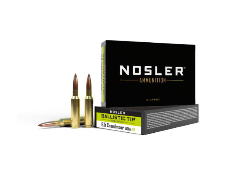 NEW NOSLER 6.5 CREEDMOOR 140 GRAIN BALLISTIC TIP