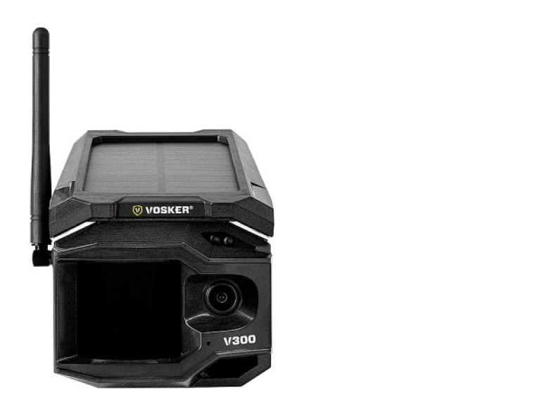 NEW VOSKER V300 LTE SOLAR CELLULAR SECURITY CAMERA BLACK