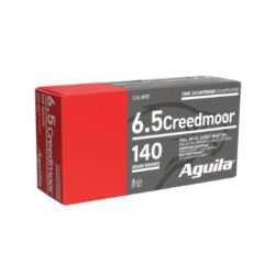 NEW AGUILA 6.5 CREEDMOOR 140GRAIN FMJ BT
