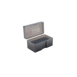 NEW FRANKFORD ARSENAL 510 HINGE TOP AMMO BOX 50 ROUND SMOKE GREY