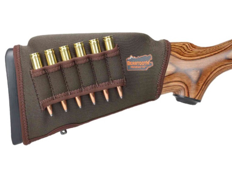 NEW BEARTOOTH COMB RAISING KIT RIFLE WITH AMMO HOLDER BROWN