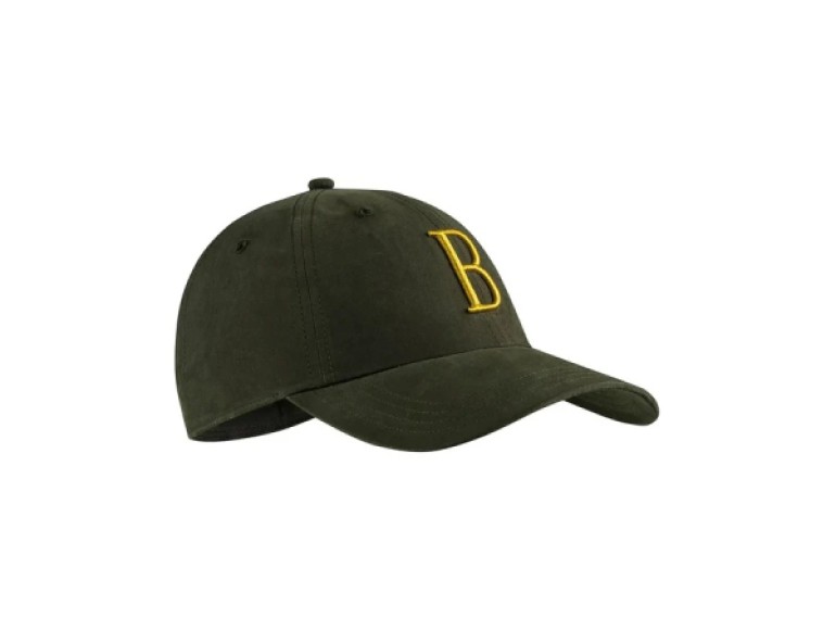 NEW  BERETTA UNISEX BIG B CAP BRITISH GREEN & GOLD