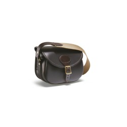 NEW CROOTS BYLAND LEATHER CARTRIDGE BAG 100 DARK HAVANA