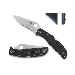 NEW SPYDERCO ENDELA LIGHTWEIGHT THIN BLUE LINE
