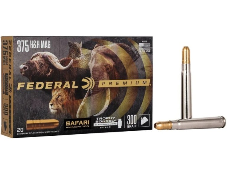 NEW FEDERAL CAPE-SHOK 375 H&H SWIFT-A-FRAME 300GR