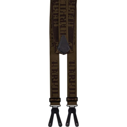 NEW HARKILA CARL AUGUST BRACES BUTTONS GREEN