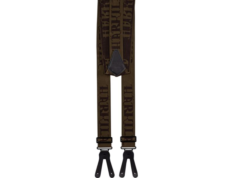 NEW HARKILA CARL AUGUST BRACES BUTTONS GREEN