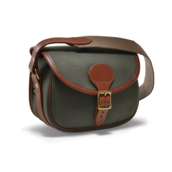 NEW CROOTS ROSEDALE CANVAS CARTRIDGE BAG 100 GREEN AND TAN