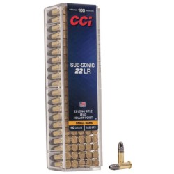 NEW CCI 22 40 GRAIN SUBSONIC HP