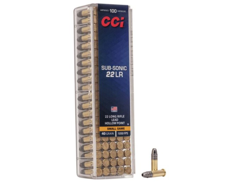 NEW CCI 22 40 GRAIN SUBSONIC HP