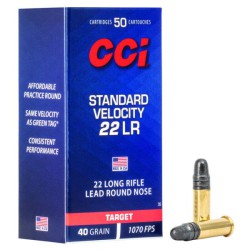 NEW CCI  22 40 GRAIN STANDARD VELOCITY SOLID 