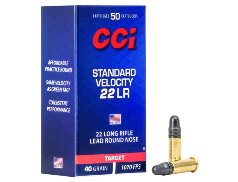 NEW CCI  22 40 GRAIN STANDARD VELOCITY SOLID 