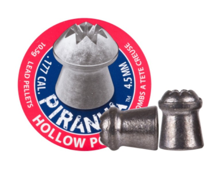 NEW CROSMAN 177 PIRANAH HOLLOW POINT 10.5G