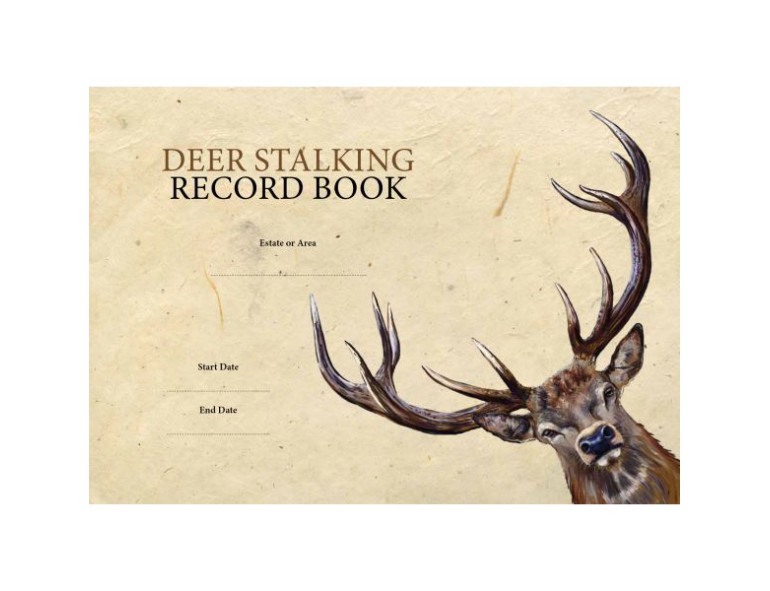 NEW SIMPSON BROTHERS DEER STALKING RECORD BOOK