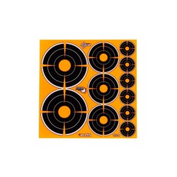 NEW ALLEN EZ AIM MULTI SIZE ADHESIVE TARGET 12PACK