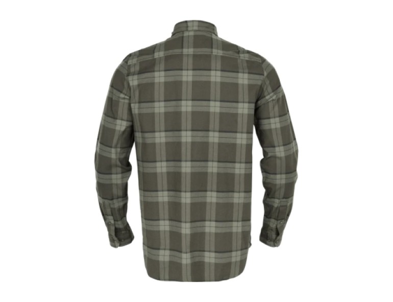 NEW HARKILA FJELL SHIRT L/S  GREEN CHECK