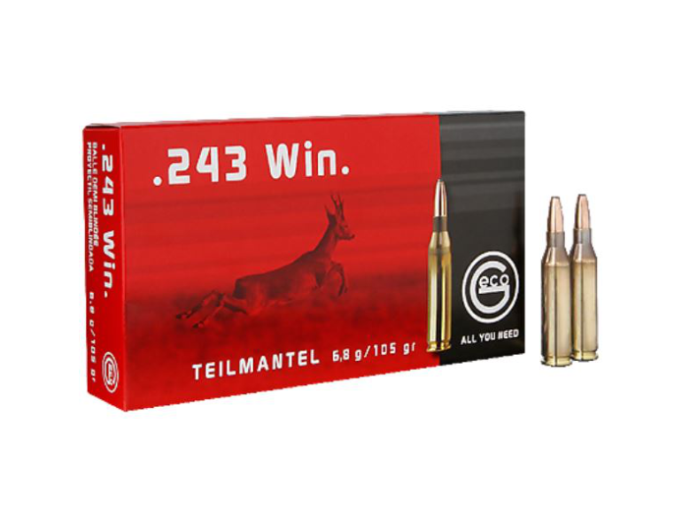 NEW GECO 243 WIN 105 GRAIN TEILMANTEL