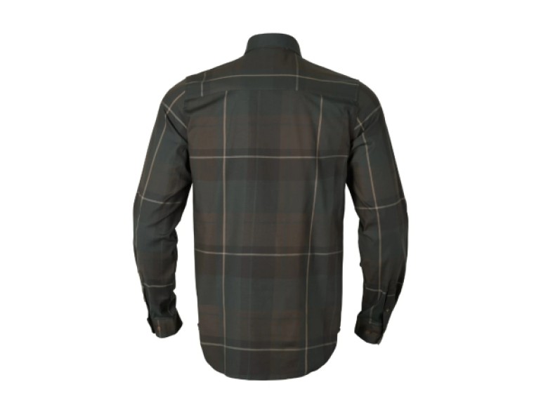 NEW HARKILA AKSE LONG SLEEVE SHIRT SHADOW BROWN