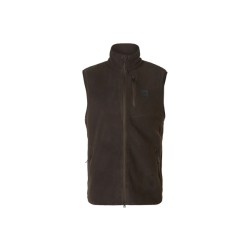 NEW HARKILA ASPIRE FLEECE WAISTCOAT SHADOW BROWN