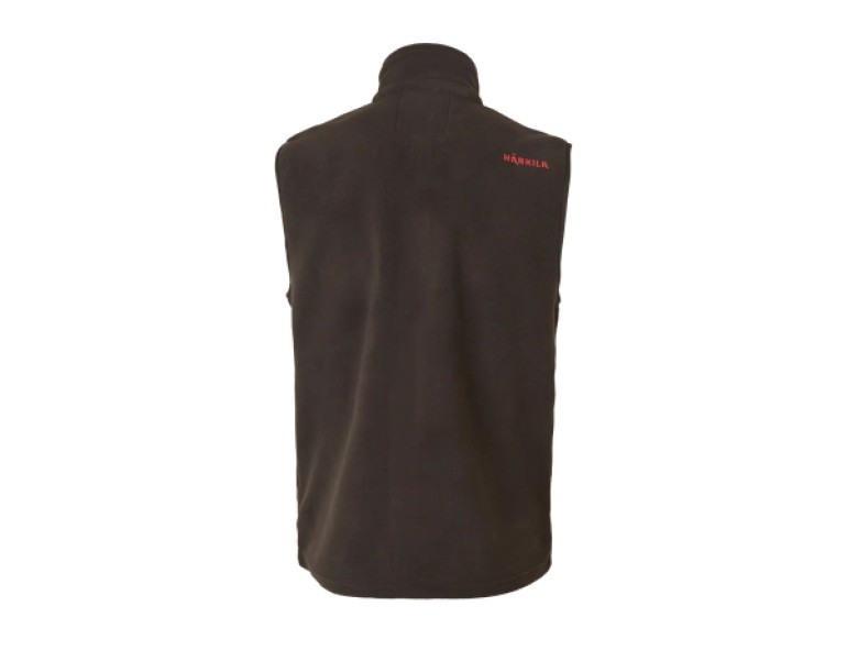 NEW HARKILA ASPIRE FLEECE WAISTCOAT SHADOW BROWN