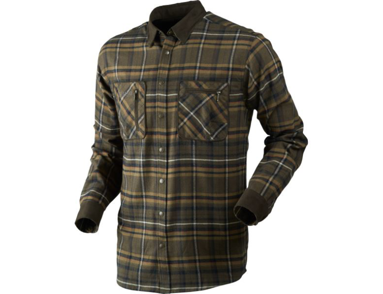 NEW HARKILA PAJALA SHIRT WILLOW GREEN CHECK 