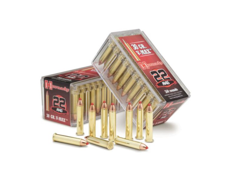 NEW HORNADY 22 WMR 30 GRAIN V-MAX