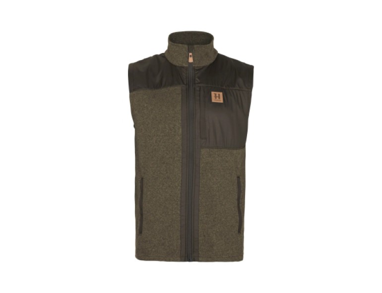NEW HARKILA KALIX FLEECE WAISTCOAT WILLOW GREEN