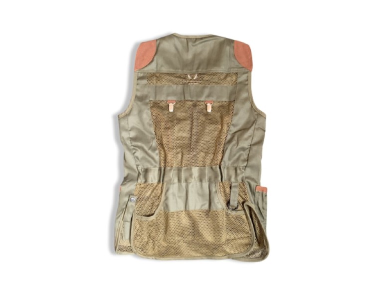 NEW CLAYCLO LADIES CLASSIC PRO SKEET VEST OLIVE GREEN