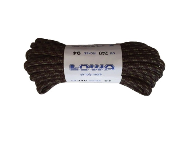 NEW LOWA LACES ANTIQUE BROWN 240CM