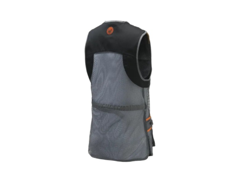 NEW BERETTA UNISEX FULL MESH VEST BLACK & GREY