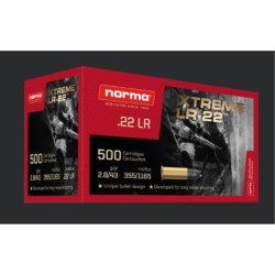 NEW NORMA 22LR XTREME LR 43 GRAIN