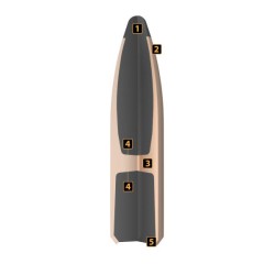NEW NOSLER 257 115 GRAIN PARTITION #16318