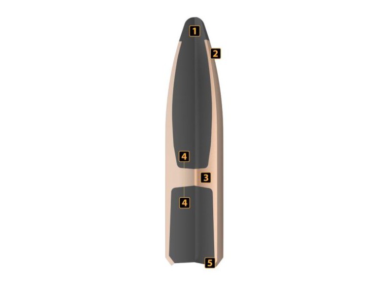 NEW NOSLER 257 120 GRAIN PARTITION #35643