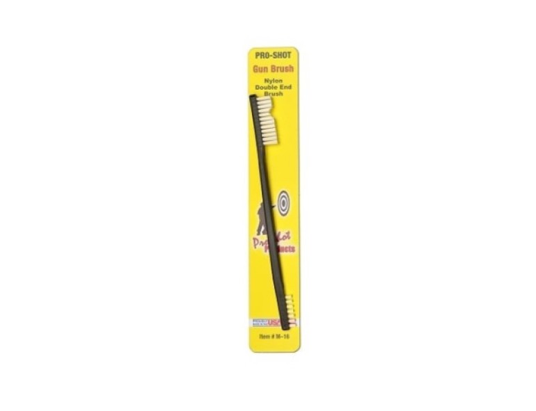 NEW PRO-SHOT DOUBLE END NYLON UTILITY BRUSH
