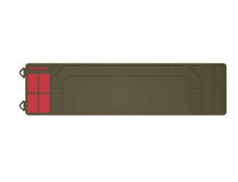 NEW RAISEEK CLEANING MAT LARGE RED/BROWN