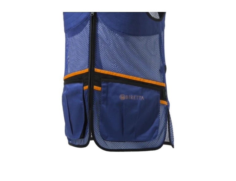 NEW BERETTA UNISEX FULL MESH VEST BLUE BERETTA