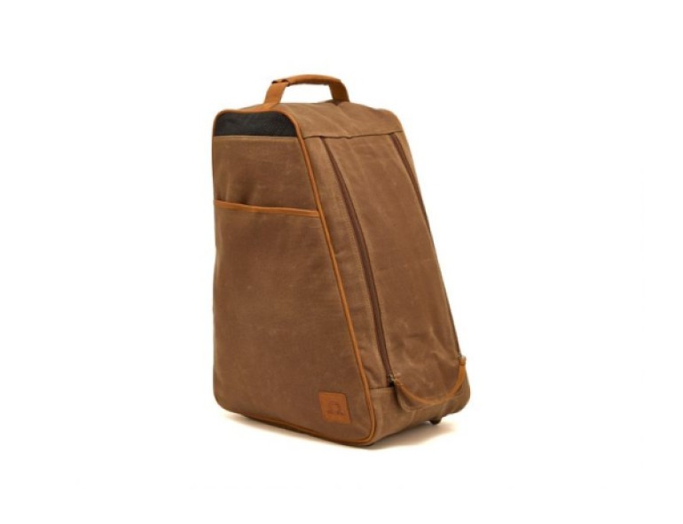 NEW CHATHAM WAXED CANVAS AND LEATHER BOOTBAG