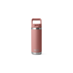 NEW YETI RAMBLER BOTTLE COLOUR STRAW CAP 18OZ