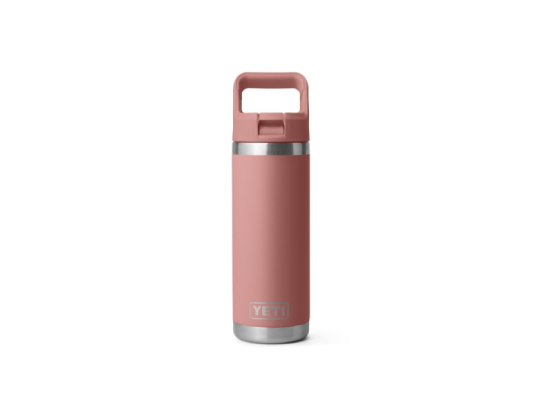NEW YETI RAMBLER BOTTLE COLOUR STRAW CAP 18OZ